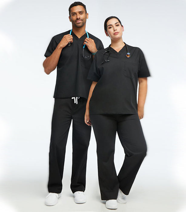 Mens Hospital Scrubs Top with two front and chest Pockets Mens Hospital Scrubs Top with two front and chest Pockets