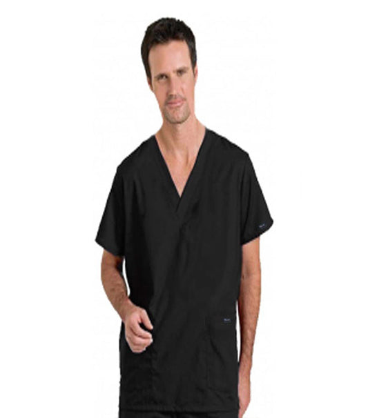 Microfiber Stretch Scrub set 5 pocket solid unisex cargo with pencil pocket top half sleeve(2 pkt top, 2 pkt pant) 1 cargo pkt 1 back pkt