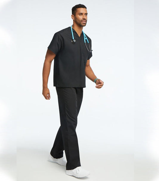 Poplin Unisex Scrub Set - Without Pockets, Half Sleeves