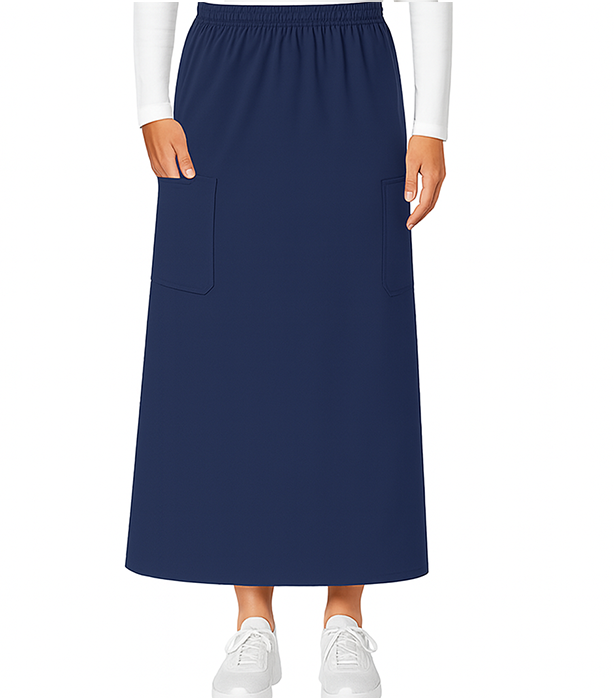 Microfiber Women's A-Line Skirt with 2 Cargo Pockets