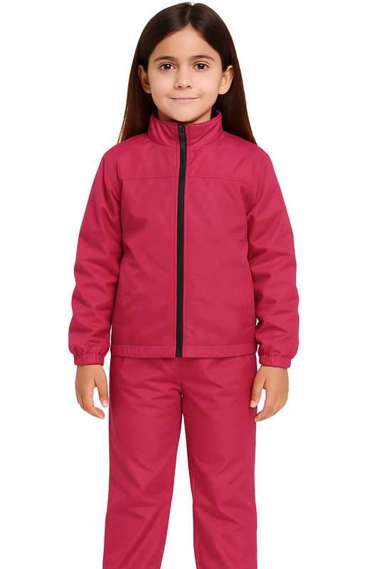 Penelope Race Tracksuit Without Print - Microfibre Fabric Jacket with 2 Side Pockets and 2 Pockets Pants