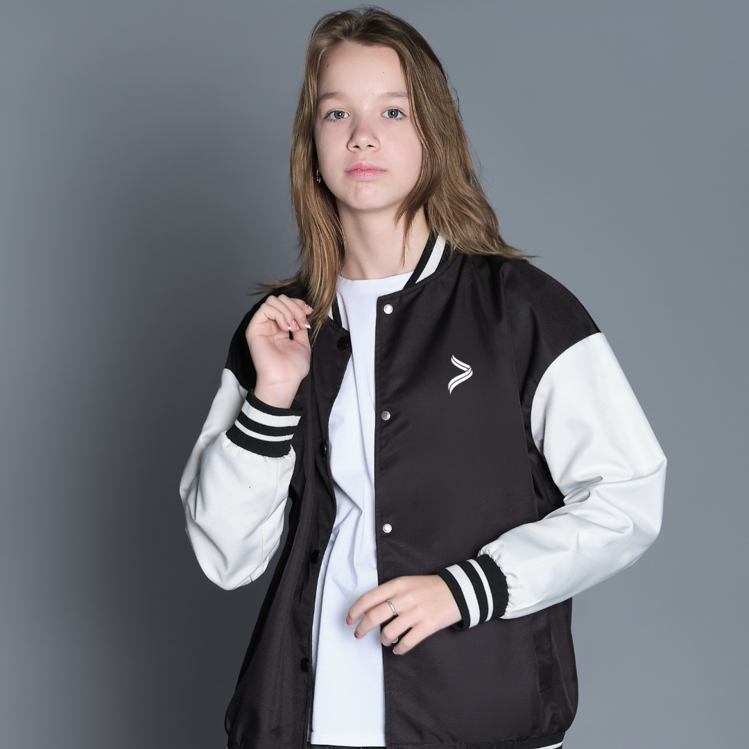 Unisex Ascend Varsity Jacket with 2 Pockets