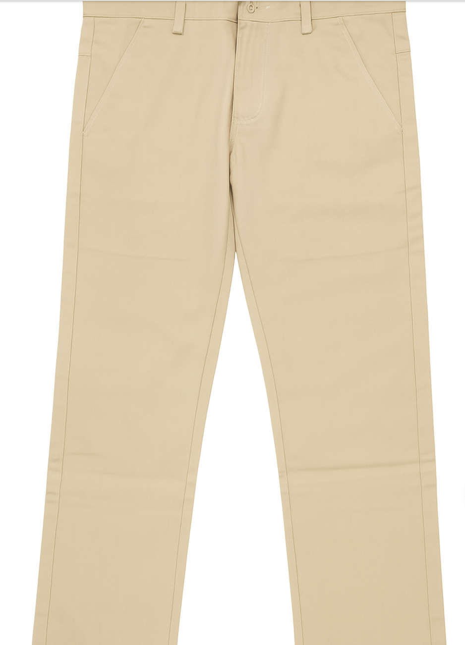 PW: SlimFit Chinos - Full Length with 4 Pockets (2 Side Pockets and 2 Back Pockets)