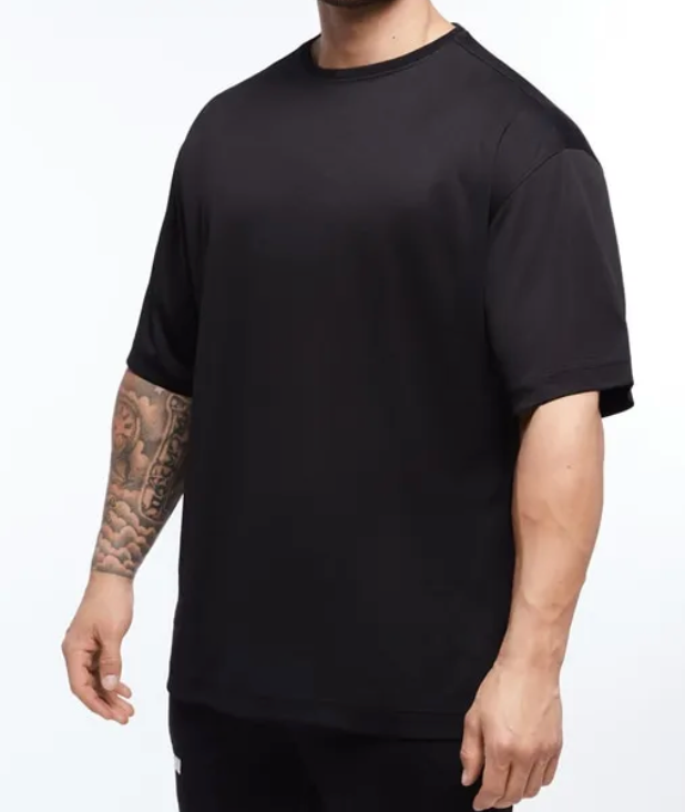 PW: Polyester Mesh Fabric Med-Athletica Relaxed Fit Drop Shoulder Unisex Scrub Top Round Neck No Pockets
