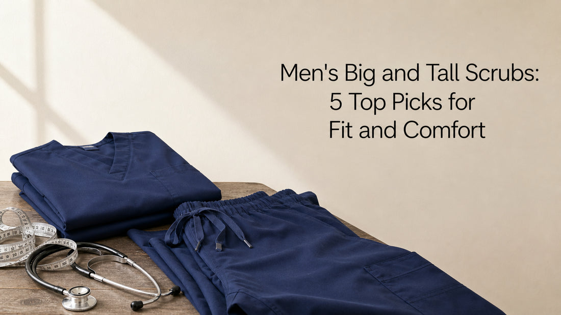 Men's Big and Tall Scrubs: 5 Top Picks for Fit and Comfort