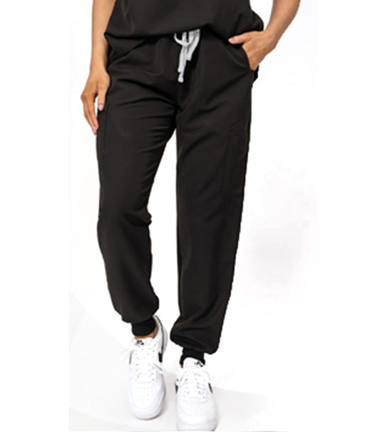 Poplin Unisex Jogger Scrub Pant - 4 Pockets (2 Side, 2 Cargo)