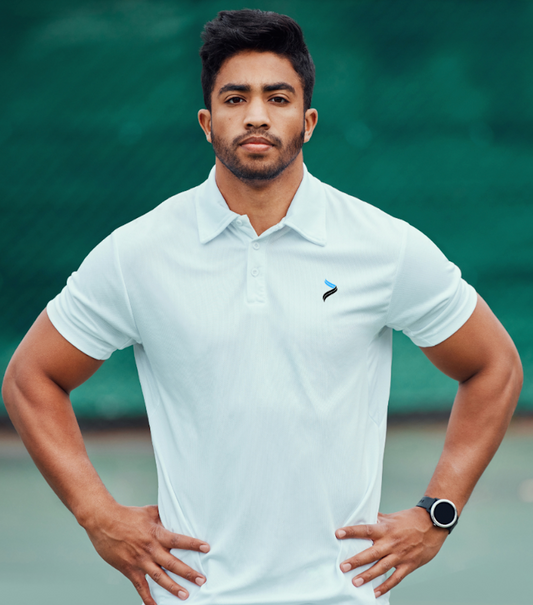 Men's Apex Polo T-Shirt - Mesh Polyester Fabric