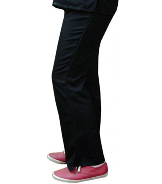 Microfiber Pant 6 pocket bootcut 2 side pkt 2 cargo pkt 2 back pkt waistband with drawstring and elastic both ladies
