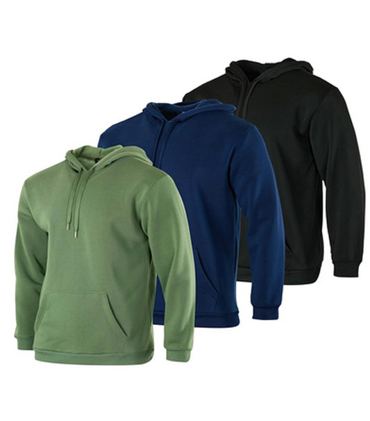 Pack of 3 Unisex Zenith Hoodies With Kangaroo Pockets