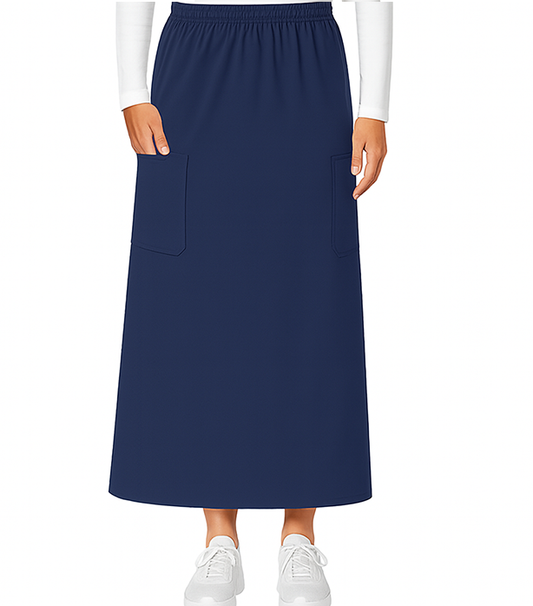 Microfiber Women's A-Line Skirt with 2 Cargo Pockets