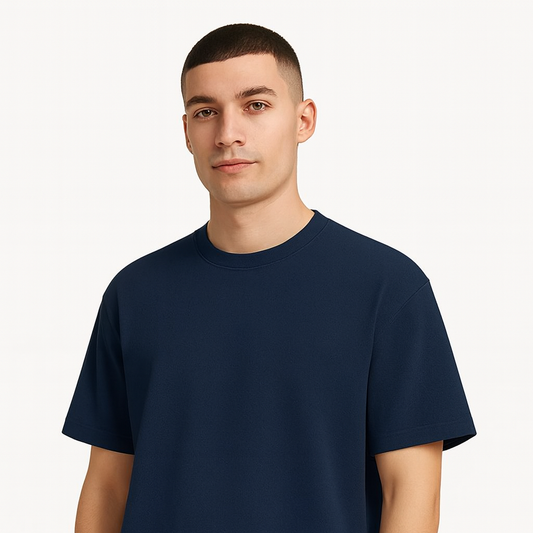 PW: UrbanEdge Drop Shoulder - Mesh Polyester Fabric Without Print
