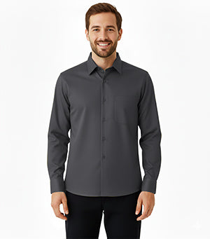 Unisex Poplin Full Sleeve 1 Chest Pocket Shirt