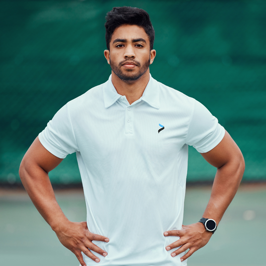 Men's Apex Polo T-Shirt - Mesh Polyester Fabric