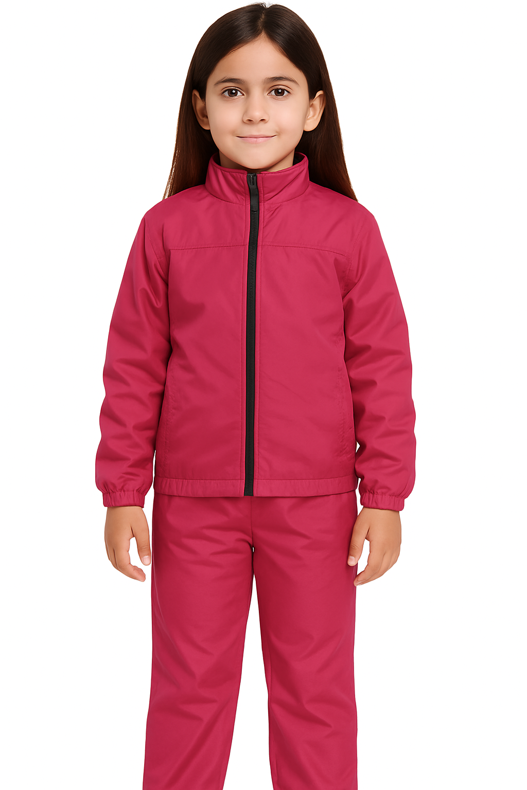 Penelope Race Tracksuit Without Print - Microfibre Fabric Jacket with 2 Side Pockets and 2 Pockets Pants