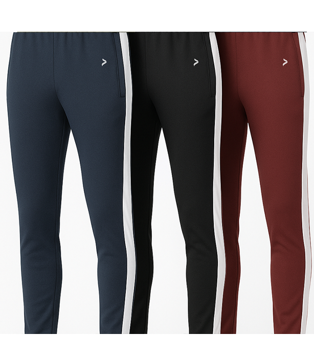 Pack of Three Momentum Stripe Trousers - Men's