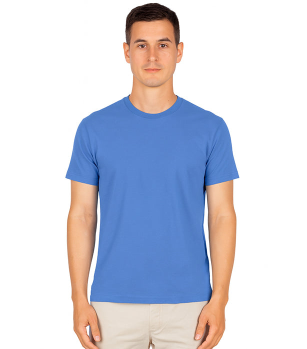 Interlock Stretch Unisex T-Shirt Round Neck - Half Sleeves (100% polyester)