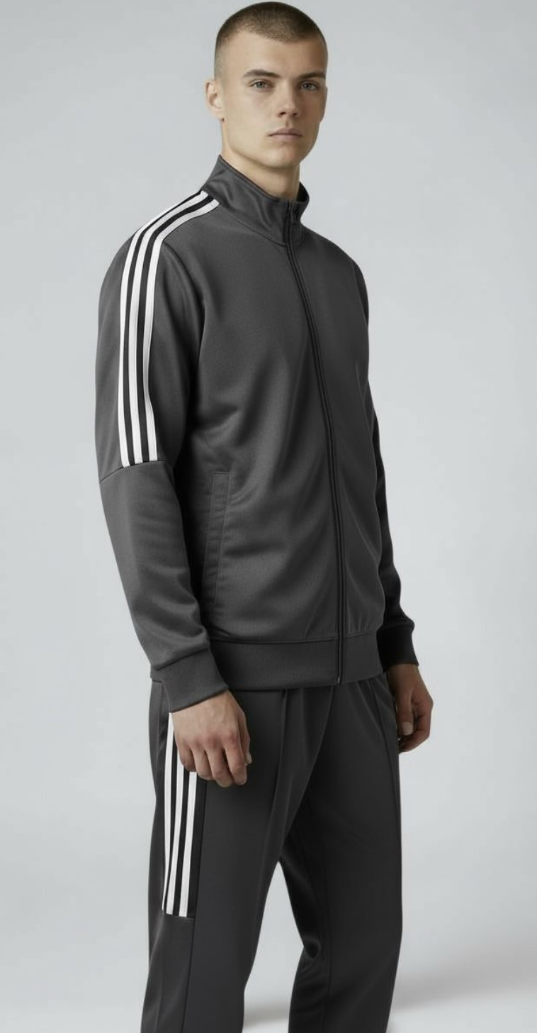 PW: NitroFit Tracksuit - Dri-Fit polyester fabric with 4 pockets (2 pockets jacket, 2 pockets trouser)