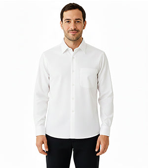 Unisex Twill Full Sleeve Front Chest Pocket Shirt