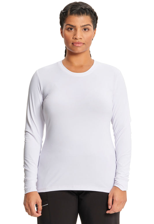 Polyester Fabric Unisex CoreLayer Underscrub Top - Full Sleeves, No Pockets