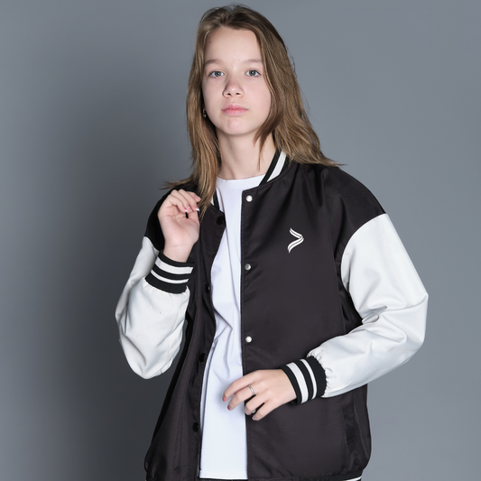 Unisex Ascend Varsity Jacket with 2 Pockets