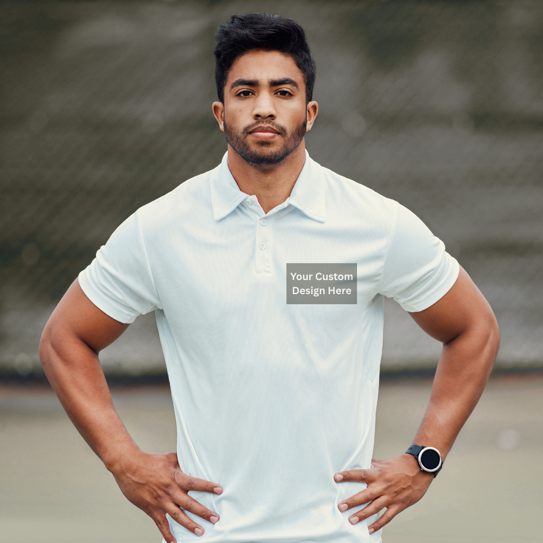 Customizable Apex Polo T-Shirt - Mesh Polyester Fabric