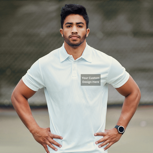 Customizable Apex Polo T-Shirt - Mesh Polyester Fabric