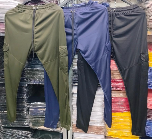 PW: Polyester Fabric Med-Athletica Unisex Scrub Trousers - Cargo Jogger Style With 4 Pockets