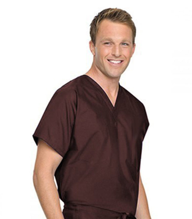 Poplin Unisex Reversible Scrub Set - Without Pockets, Half Sleeves