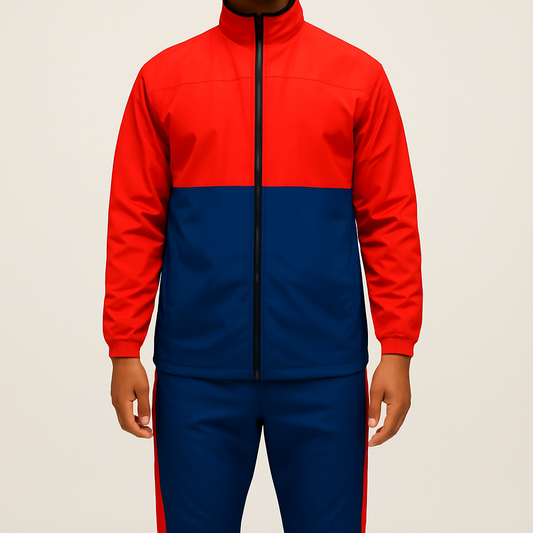 Multi-Color Aero Dynamic Windbreaker Unisex Tracksuit With 4 Pockets (2 Pockets Jacket, 2 Pockets Pants) - Memory Fabric Without Print