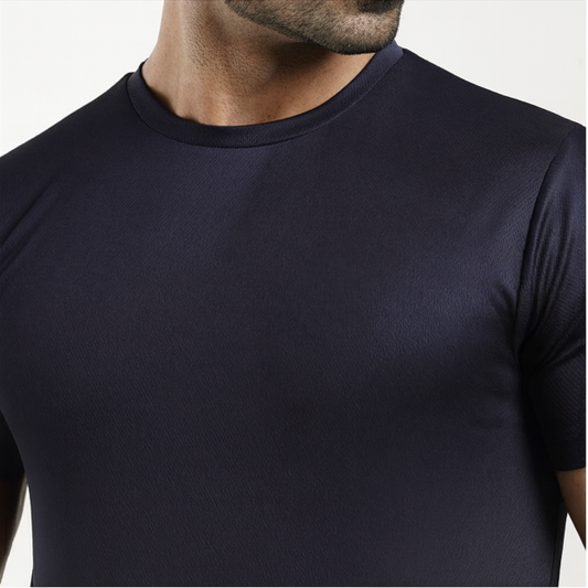 PW: Polyester Mesh Fabric Med-Athletica Unisex Scrub Top Round Neck No Pockets