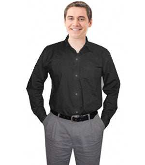 Unisex Microfiber Full Sleeve front chest pocket Shirt