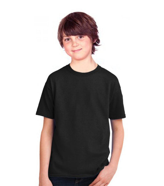 Kids Round neck solid t-shirt 100 perc cotton